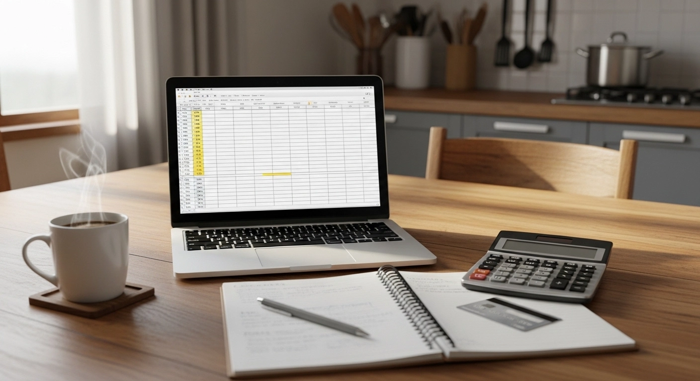 Como fazer planilha simples de gastos mensais