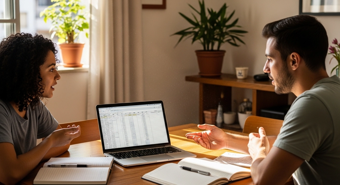 O que evitar ao compartilhar planilha financeira