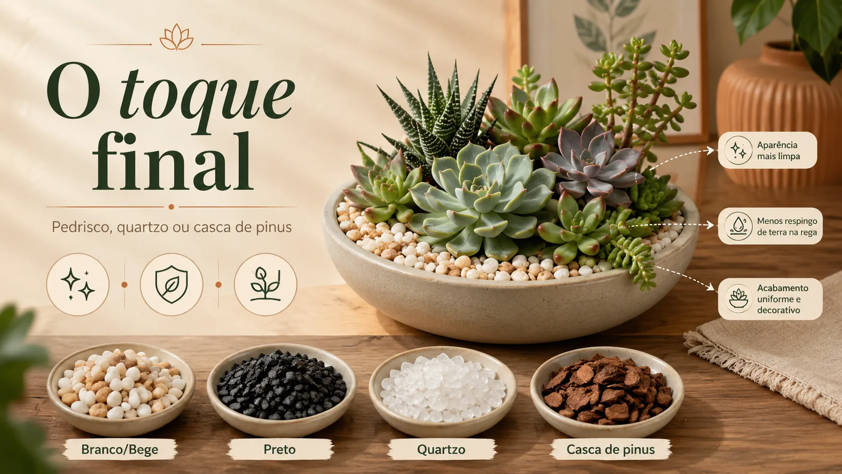 O toque final que muda o visual