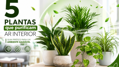 5 plantas que purificam ar interior: guia prático para um ambiente saudável
