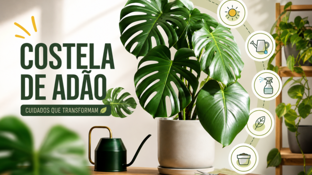 Como cuidar de costela de adão em casa: guia prático para plantas saudáveis o ano inteiro