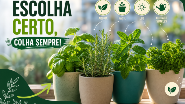 Como escolher as melhores ervas para horta urbana iniciantes em vasos