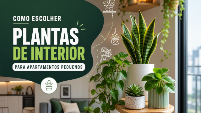 Como escolher plantas de interior para apartamentos pequenos