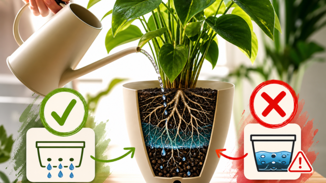 Como regar plantas de interior sem errar: guia prático para não afogar as raízes